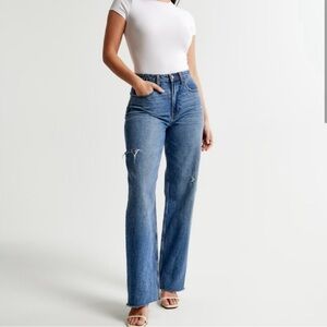 Abercrombie Curve Love Loose High Rise